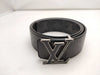 LOUIS VUITTON Taiga Reversible Belt with LV Initials and Monogram