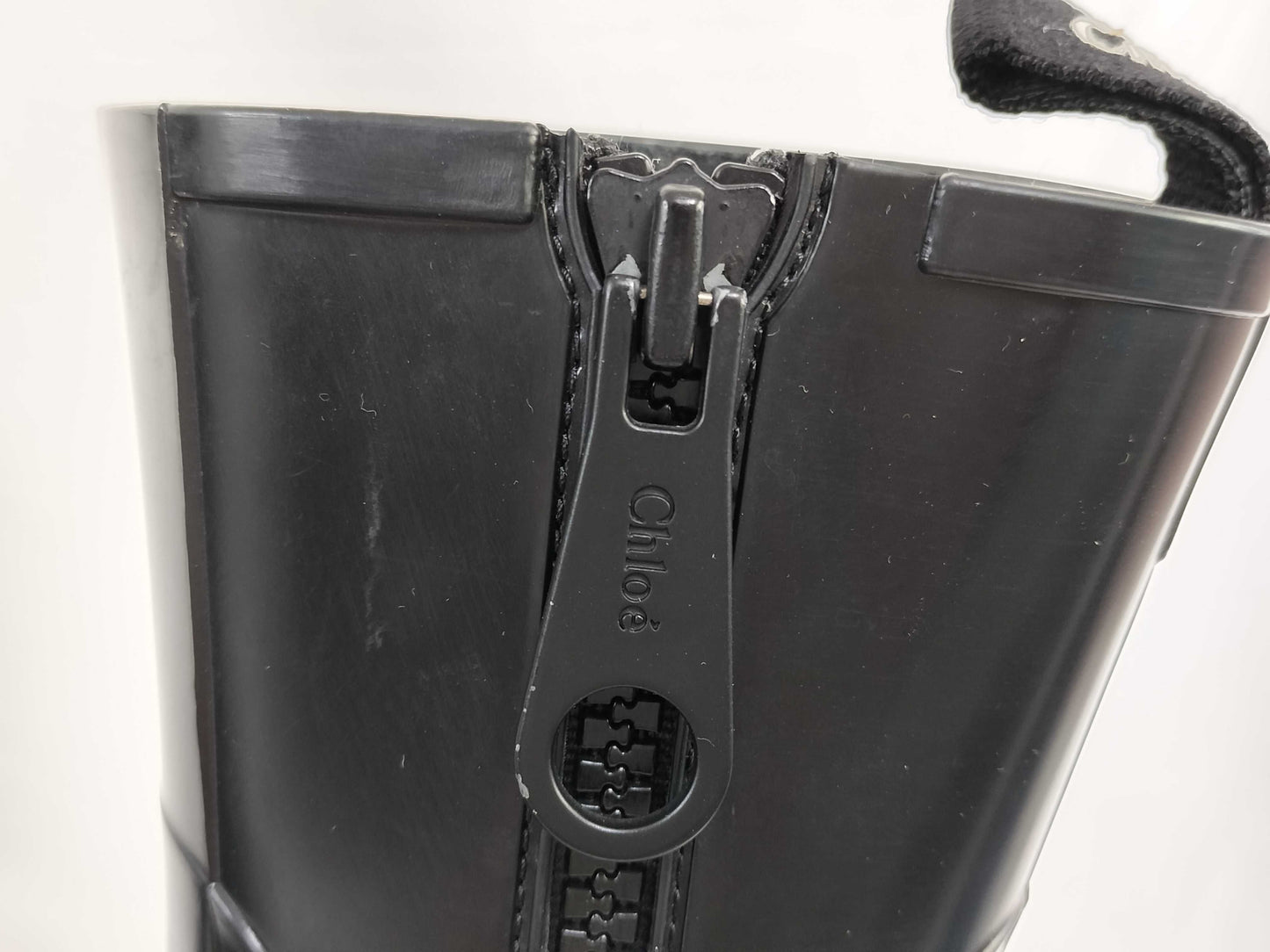 Chloe side zip rain boots