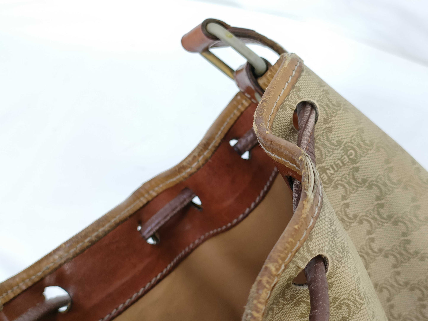 CELINE Drawstring Shoulder/Second Bag *2 Shoulder Bag