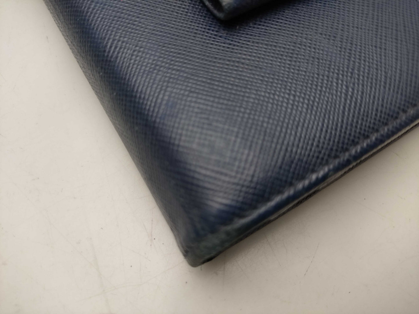 PRADA Saffiano Ribbon Round Long Wallet