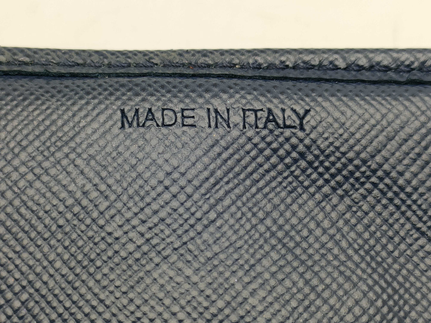 PRADA Saffiano Ribbon Round Long Wallet