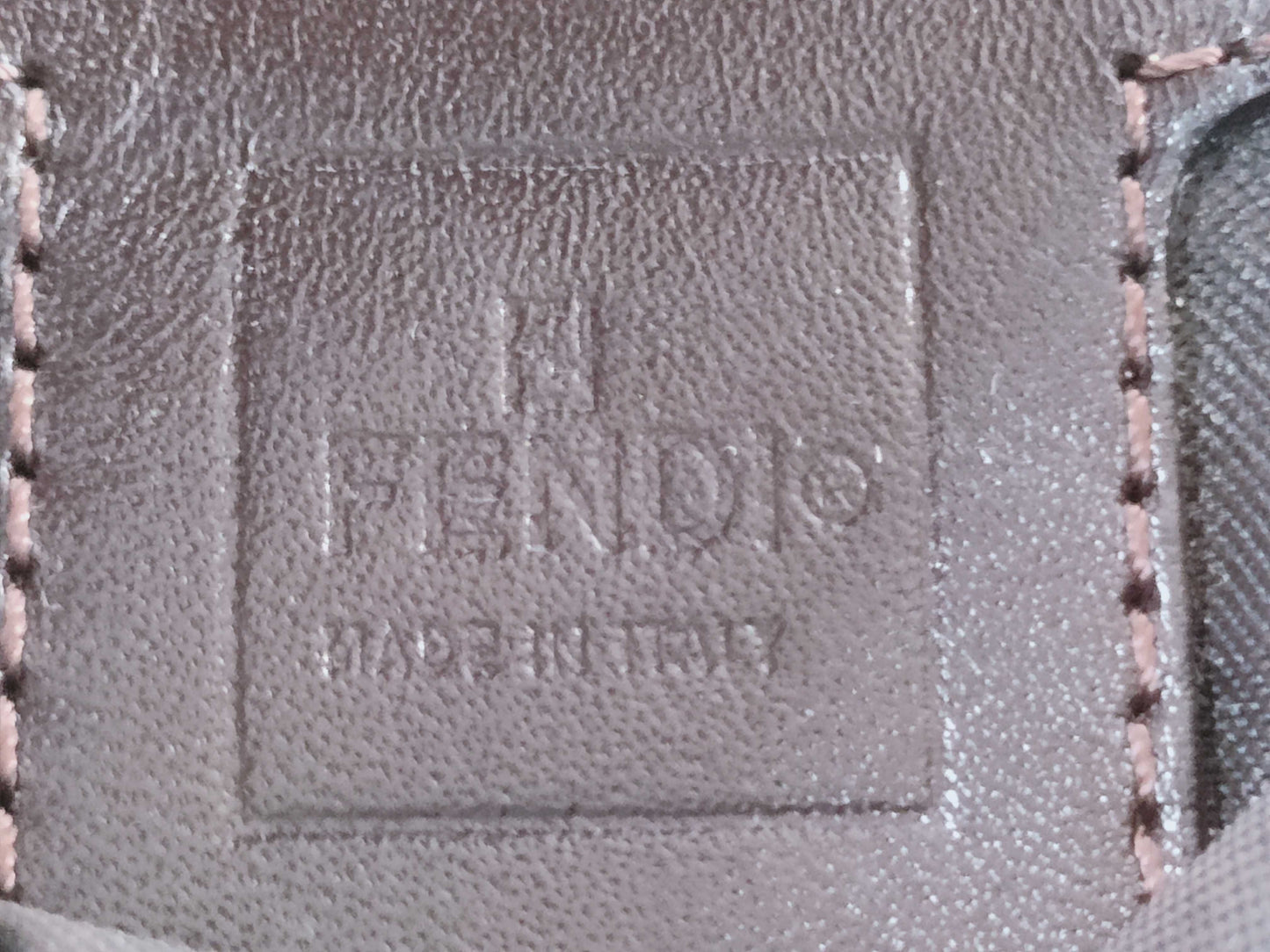 FENDI Zucca Mamma Bucket One-Shoulder Handbag