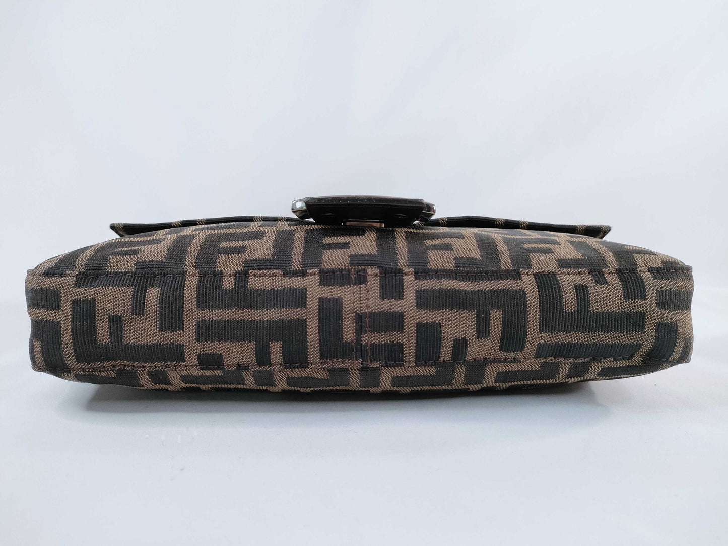 FENDI Zucca Mamma Bucket One-Shoulder Handbag