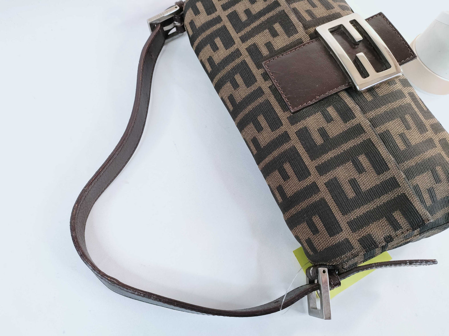 FENDI Zucca Mamma Bucket One-Shoulder Handbag