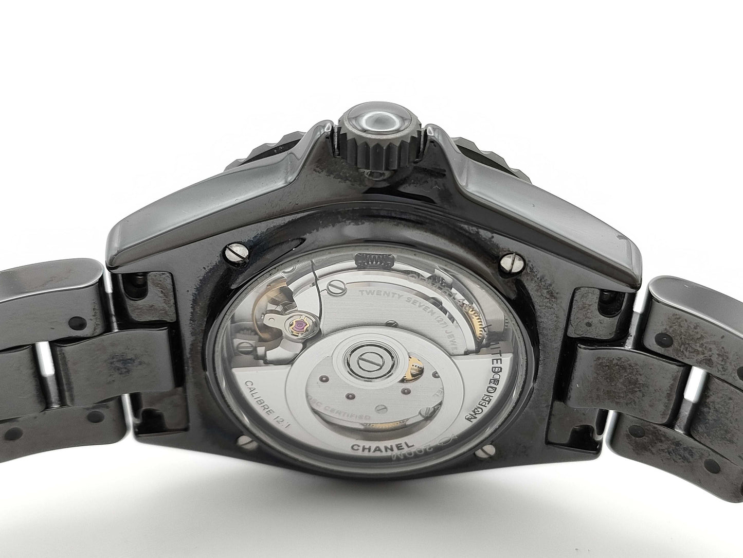 CHANEL J12 H7418 OPM61482 Automatic Black Dial Men's Watch