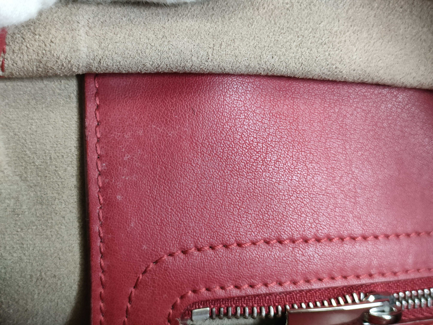 Salvatore Ferragamo Gancini Nolita GG-21E621 / Red Handbag