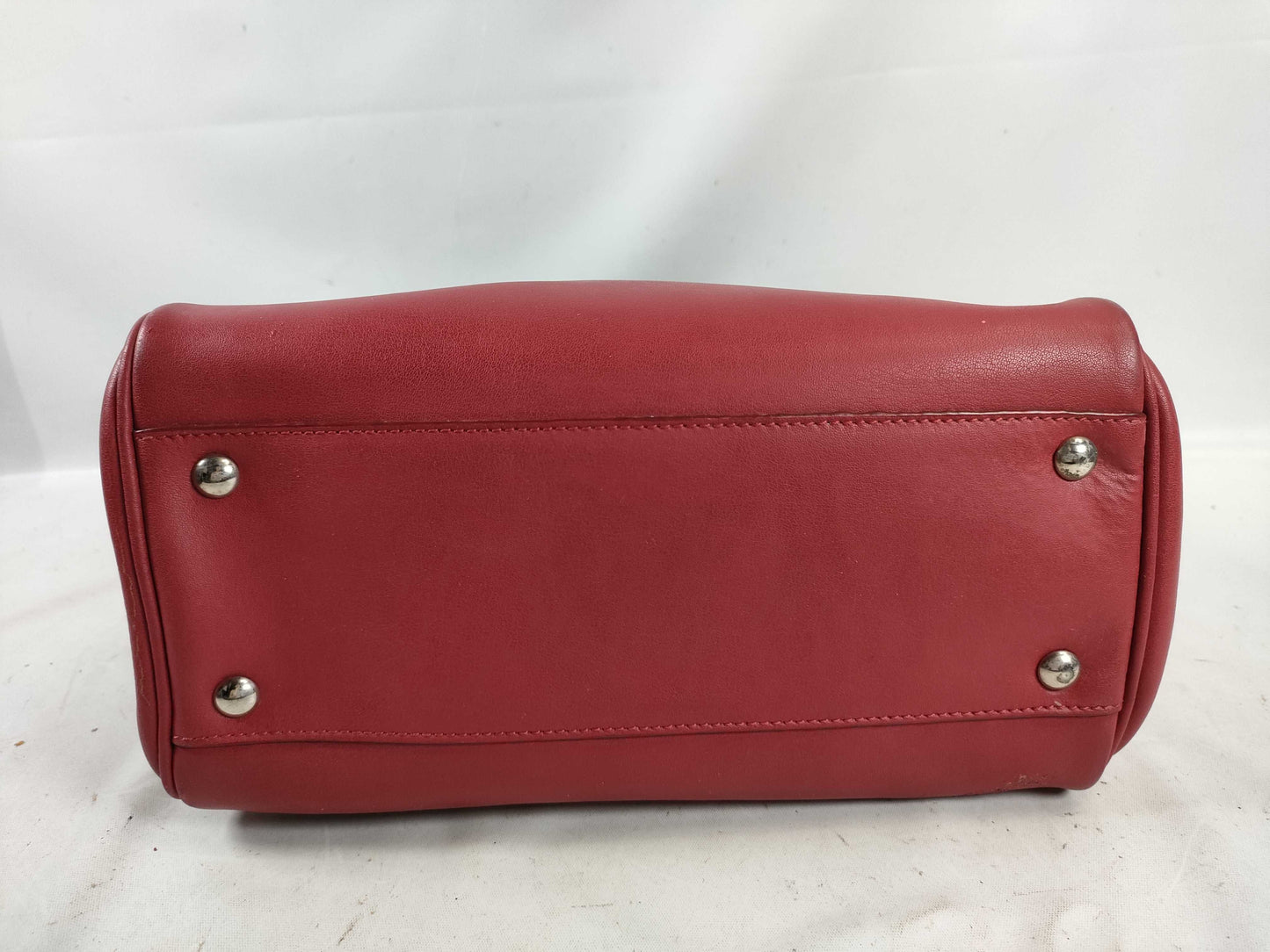 Salvatore Ferragamo Gancini Nolita GG-21E621 / Red Handbag