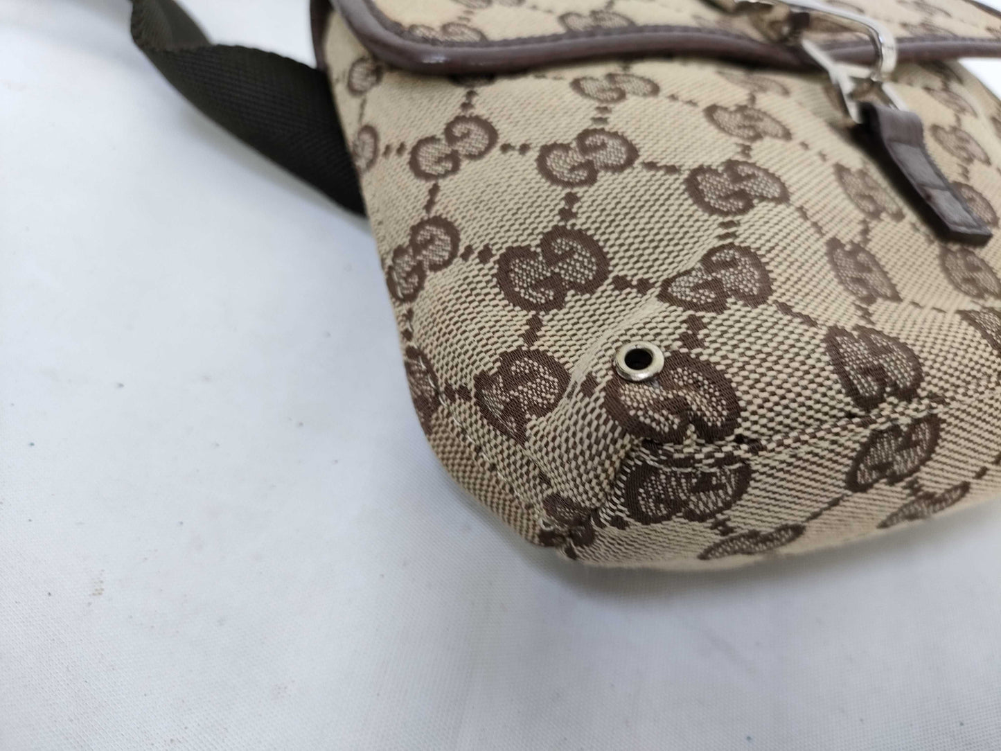 GUCCI GG Canvas 92543 Waist Pouch Waist Bag