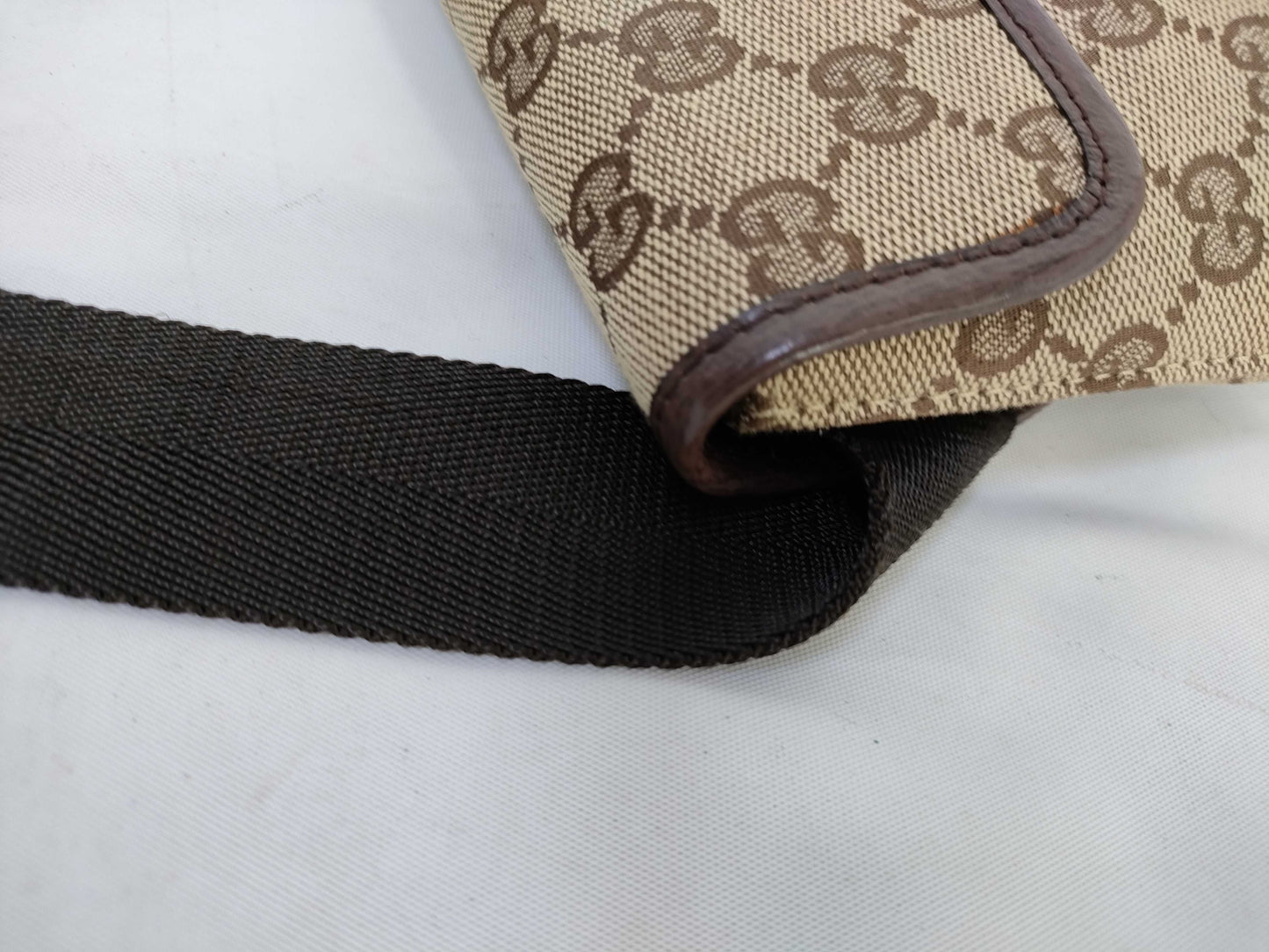 GUCCI GG Canvas 92543 Waist Pouch Waist Bag