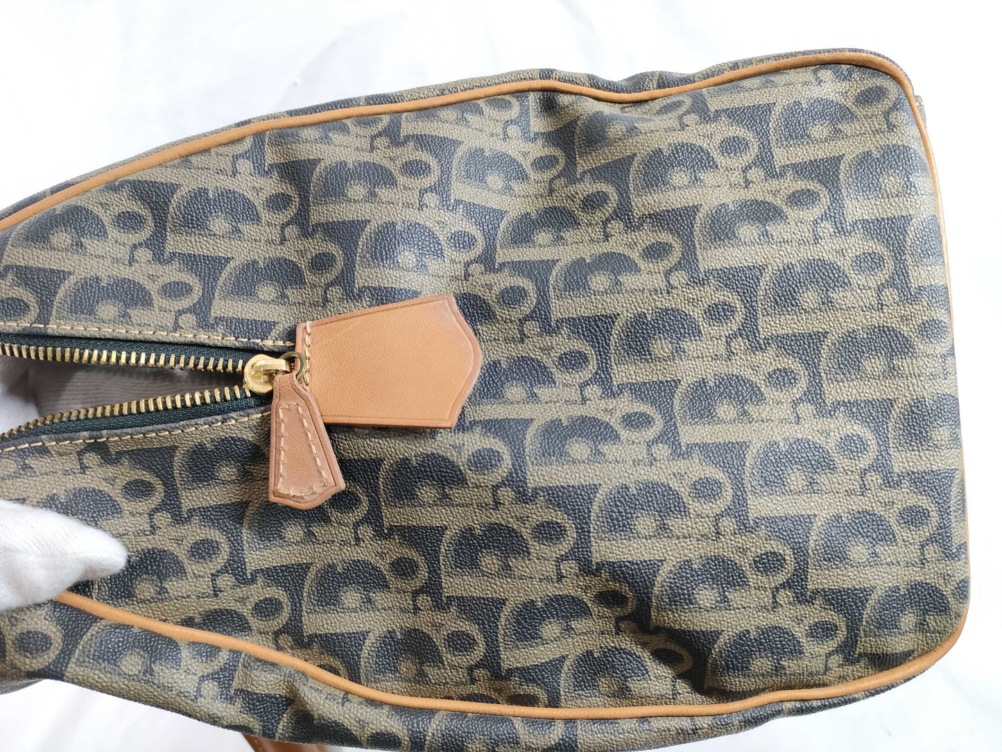 Dior Trotter PVC Boston Bag Handbag