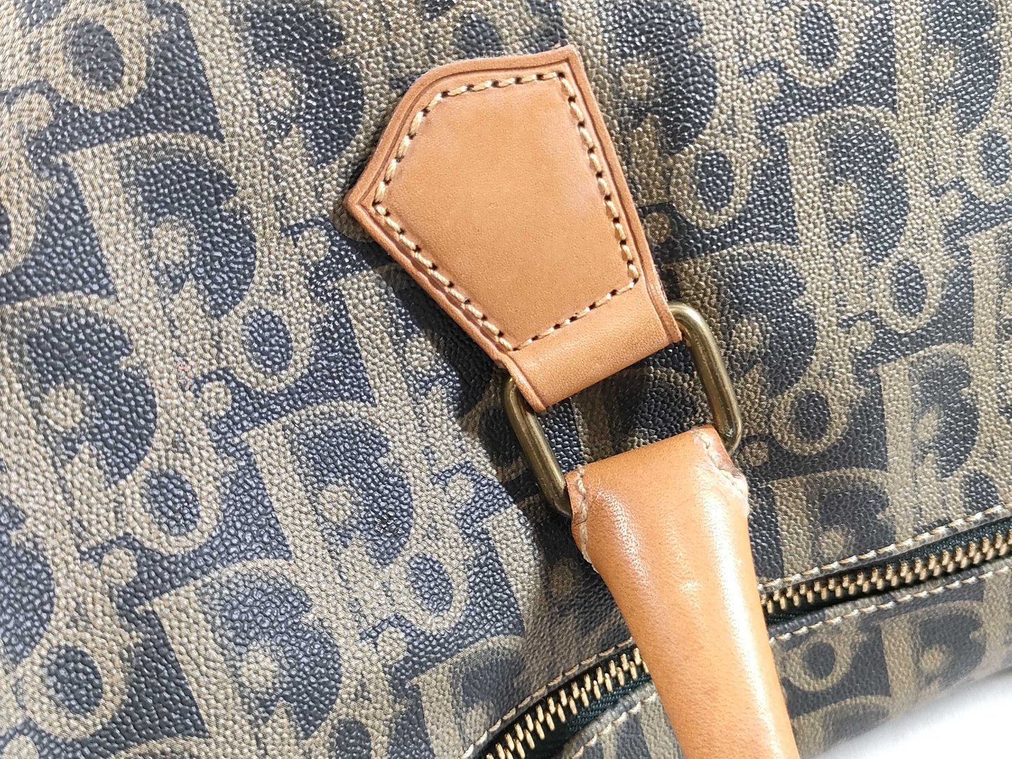 Dior Trotter PVC Boston Bag Handbag
