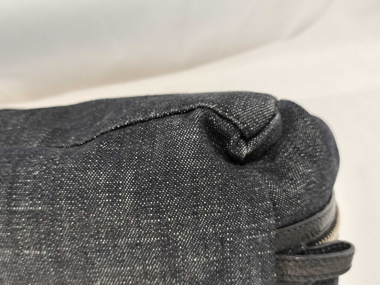 PRADA denim pouch pouch