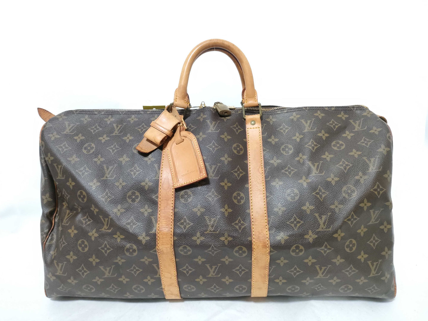 LOUIS VUITTON Monogram M41424 Keepall 55 Boston Bag