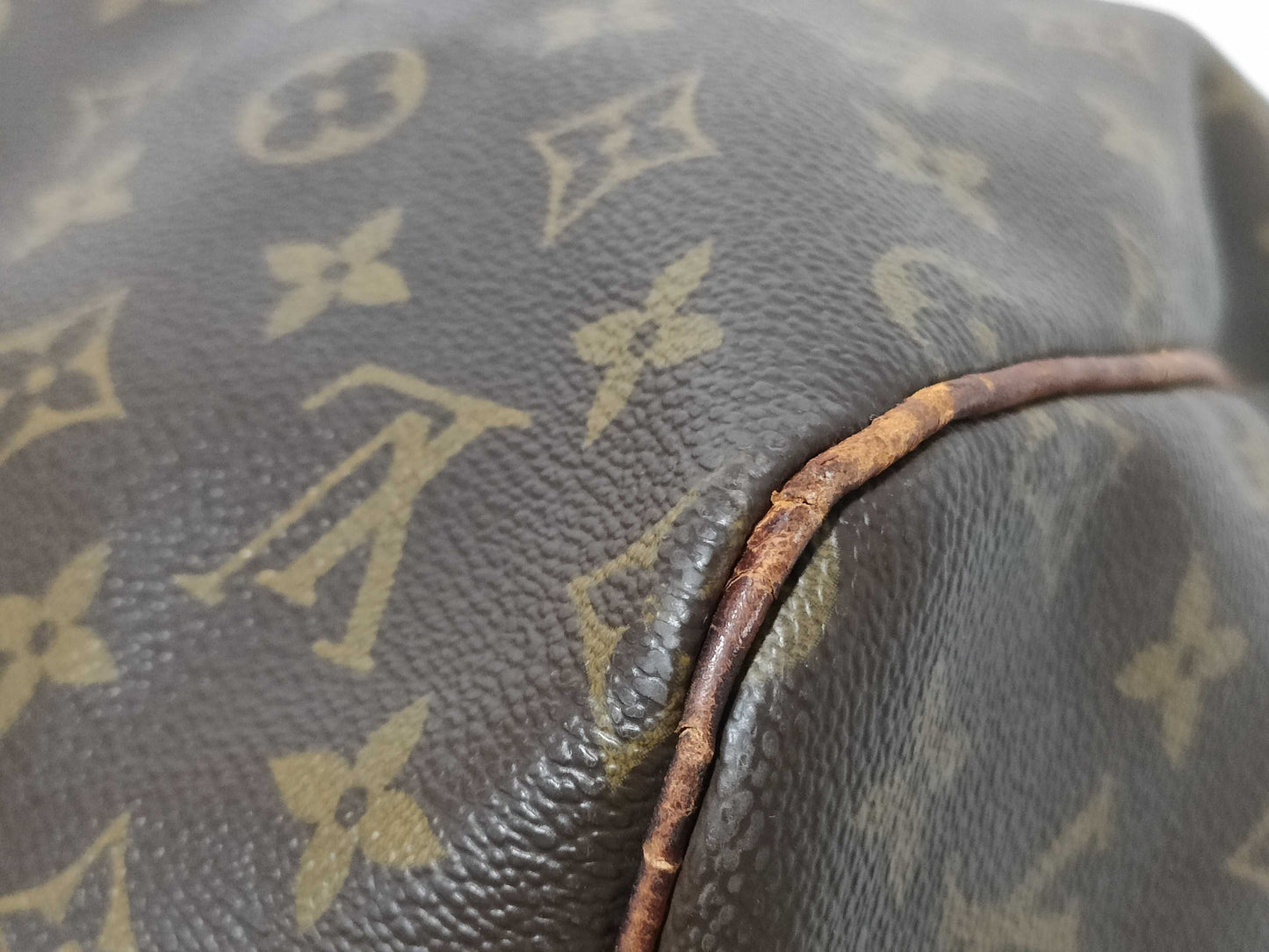 LOUIS VUITTON Monogram M41424 Keepall 55 Boston Bag