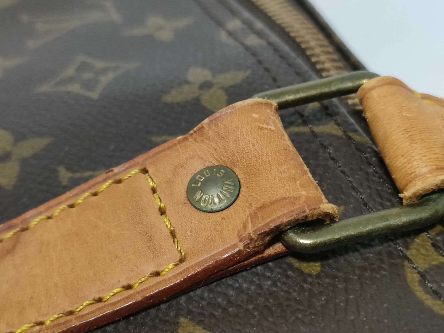 LOUIS VUITTON Monogram M41424 Keepall 55 Boston Bag