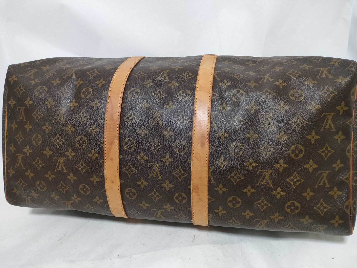 LOUIS VUITTON Monogram M41424 Keepall 55 Boston Bag