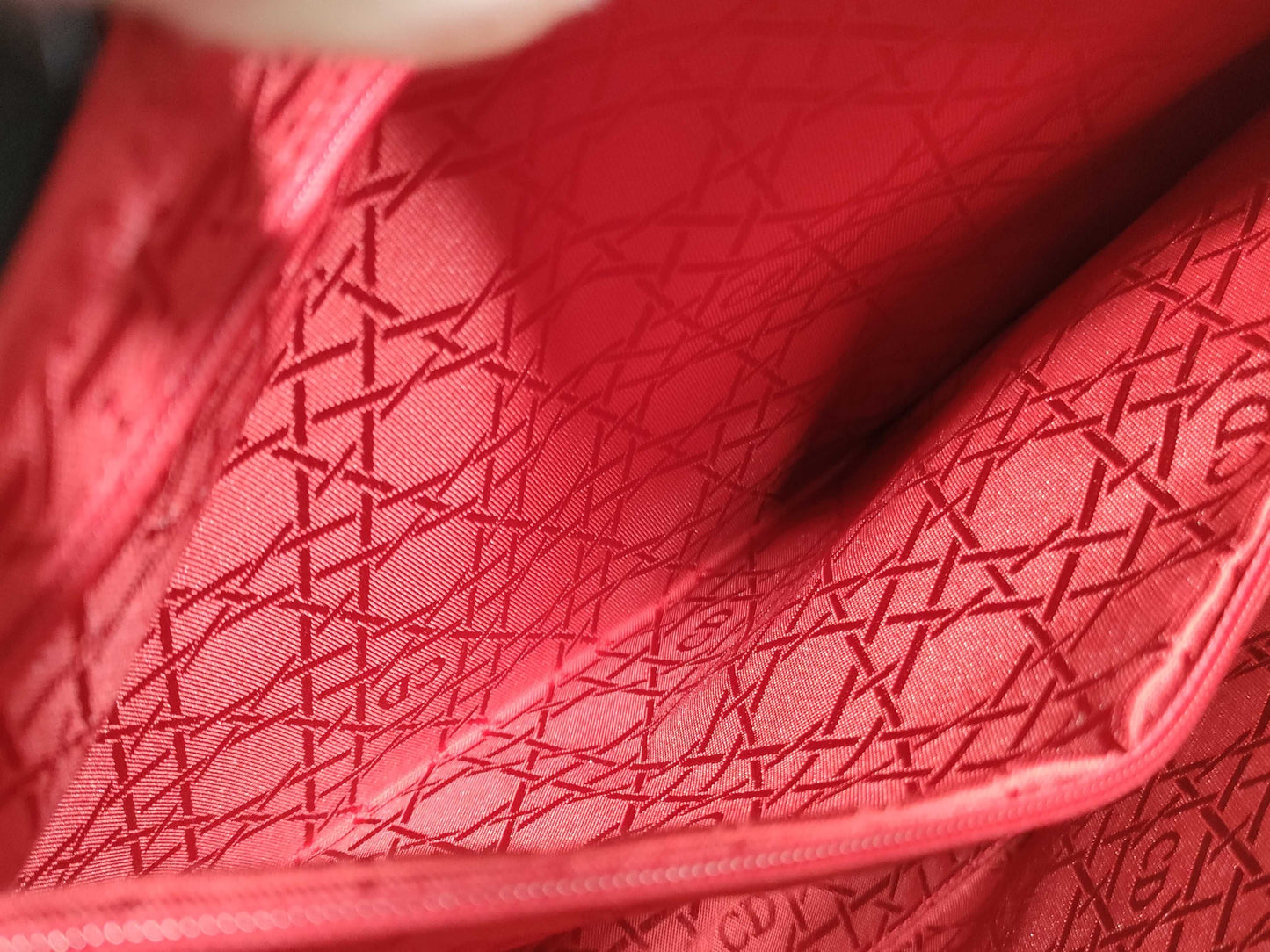 Dior Lady Dior Lady Dior Nylon Handbag