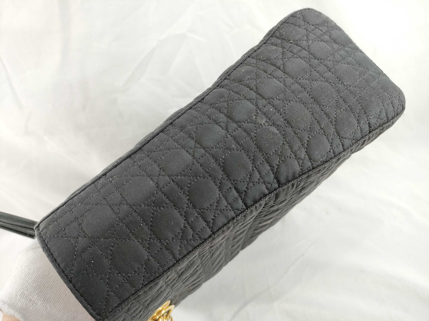 Dior Lady Dior Lady Dior Nylon Handbag