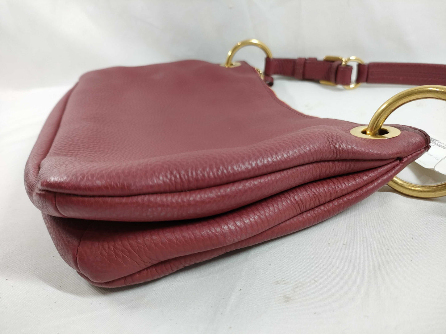 PRADA BR4894 Vitello Dino Burgundy Handbag