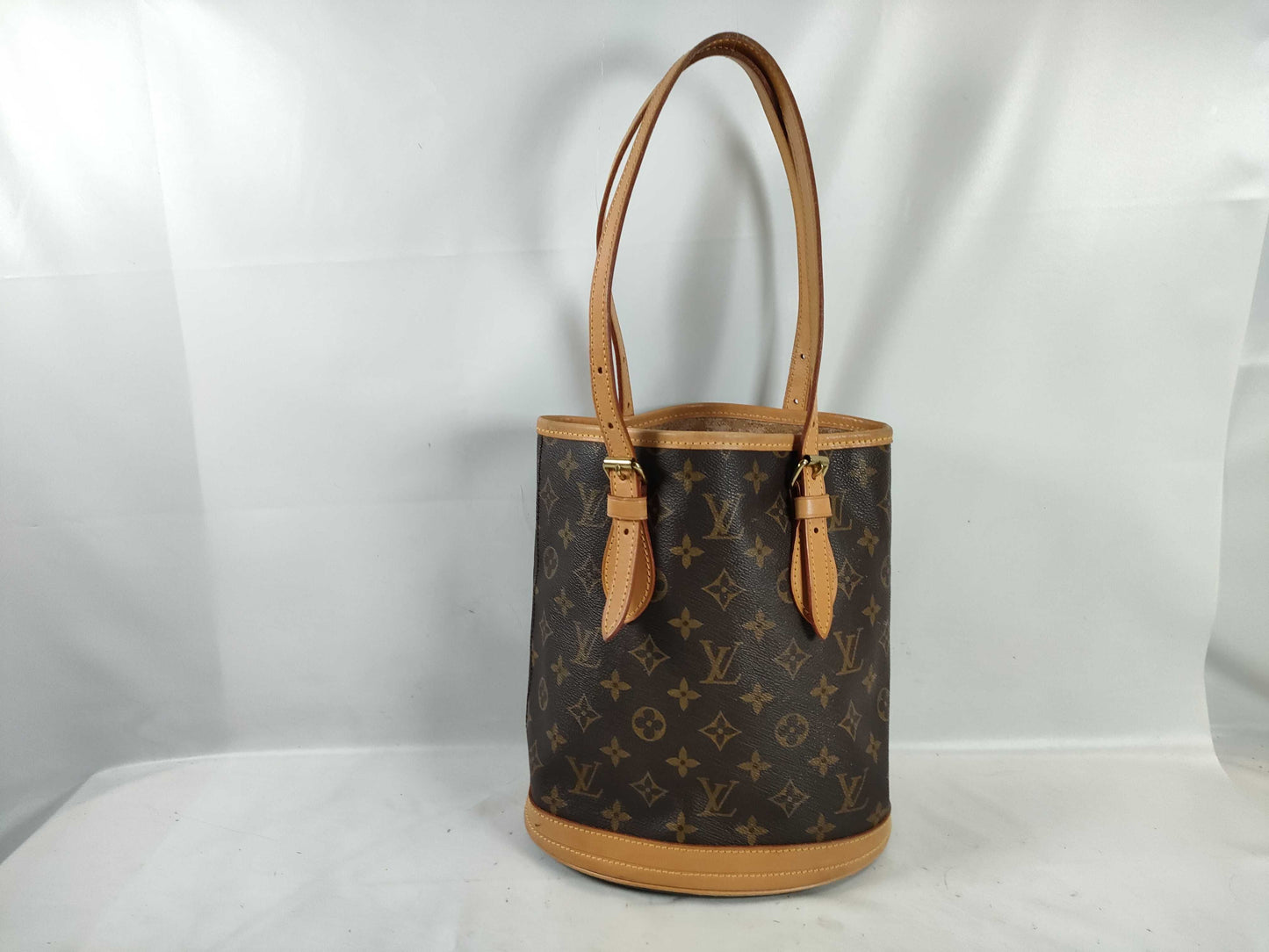 LOUIS VUITTON M42238 Monogram Bucket PM Tote Bag