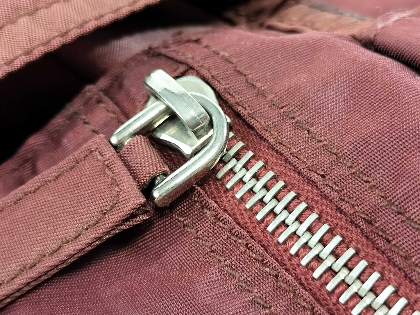 PRADA Nylon Bejeweled Robot Tote Handbag