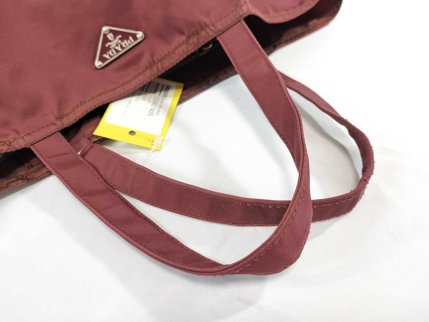 PRADA Nylon Bejeweled Robot Tote Handbag