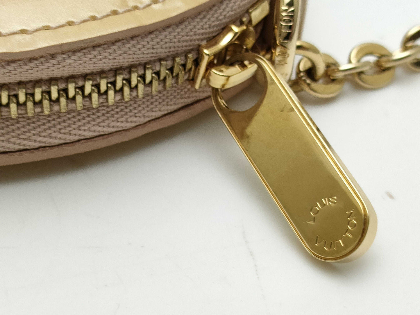 LOUIS VUITTON Vernis M91416 Porte Monnaie Chapeau Coin Case