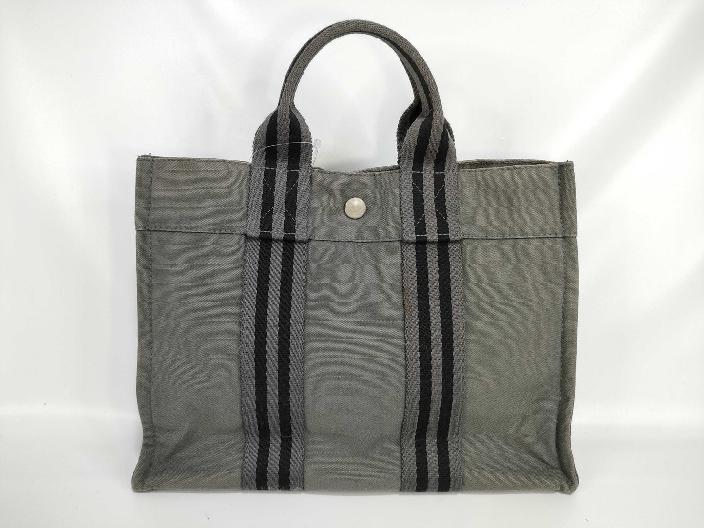 HERMES Foul Tote PM Gray Tote Bag
