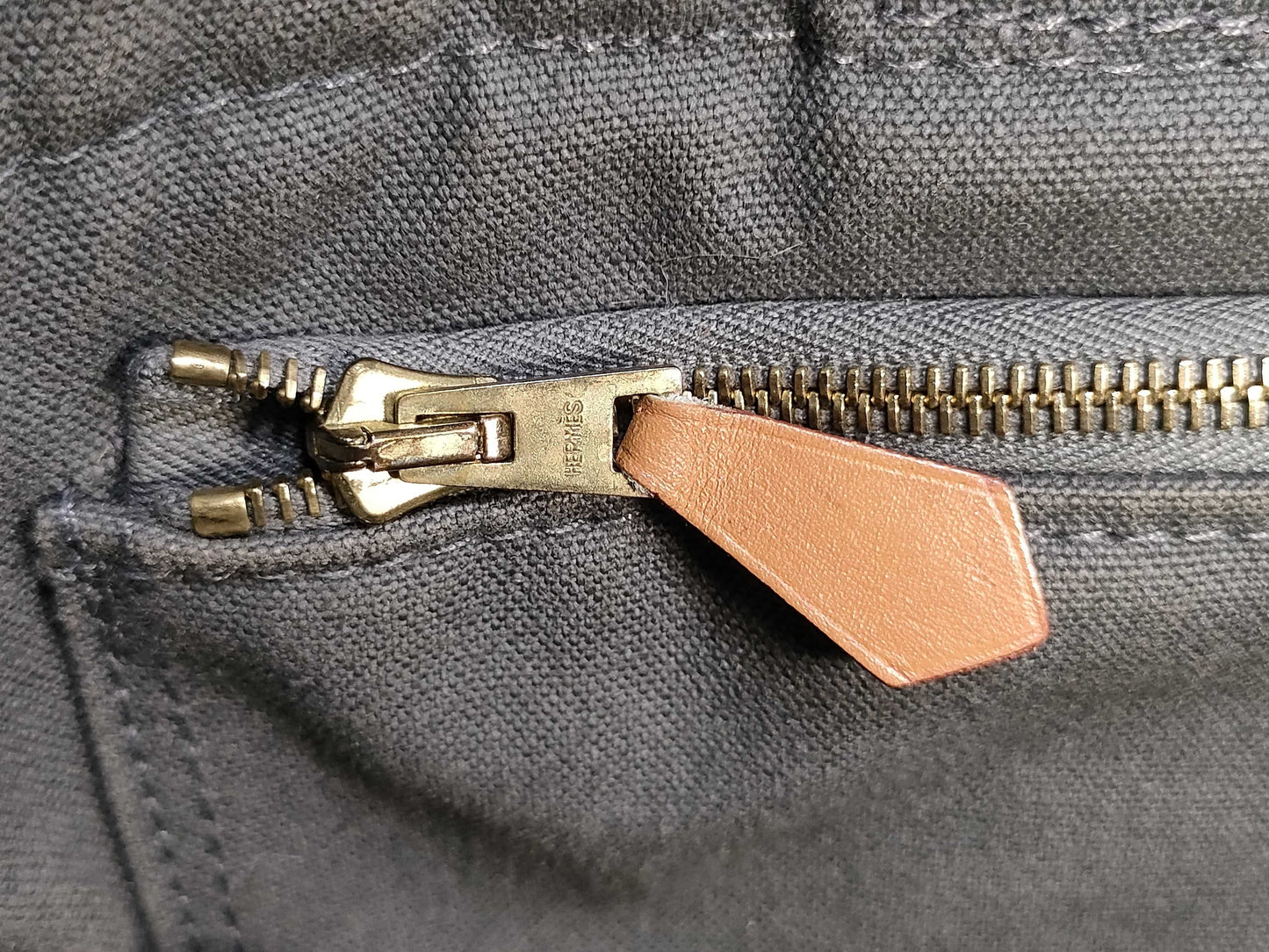 HERMES Foul Tote PM Gray Tote Bag