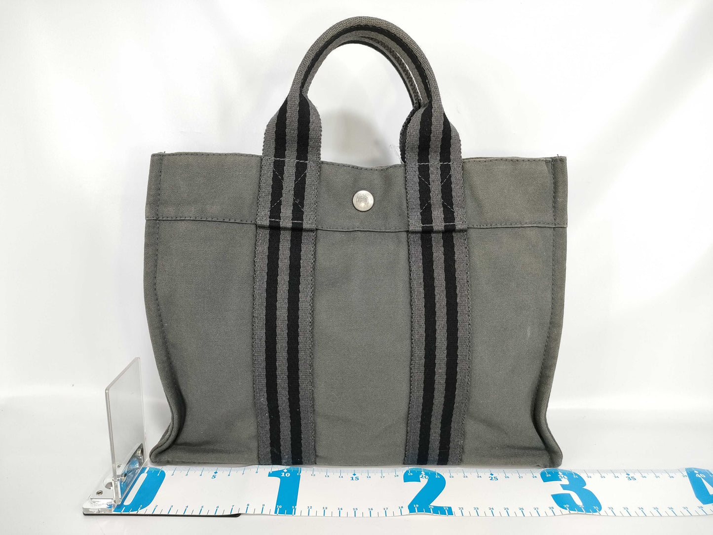 HERMES Foul Tote PM Gray Tote Bag