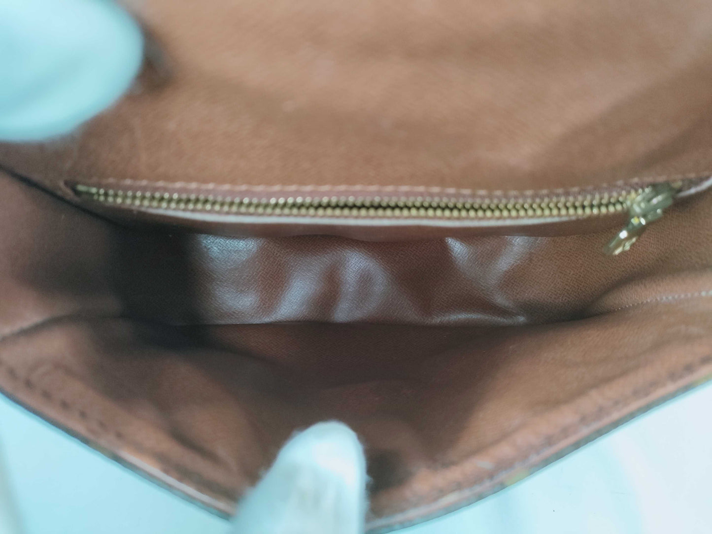 LOUIS VUITTON M51244 Monogram Mini Saint-Cloud Shoulder Bag