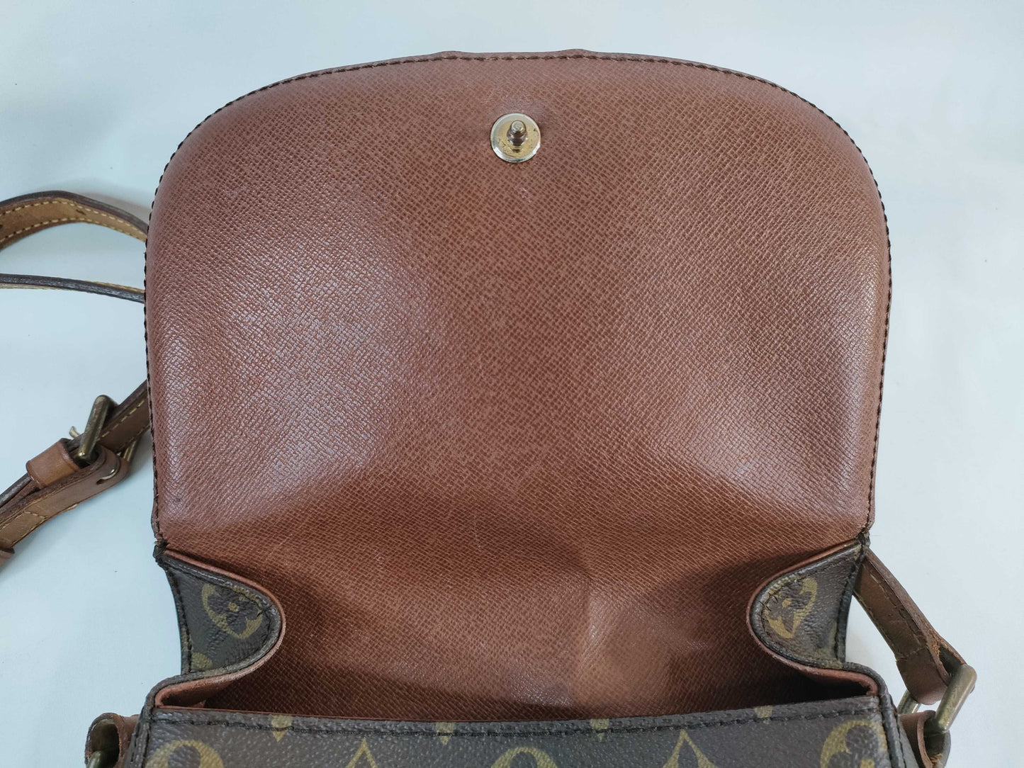 LOUIS VUITTON M51244 Monogram Mini Saint-Cloud Shoulder Bag