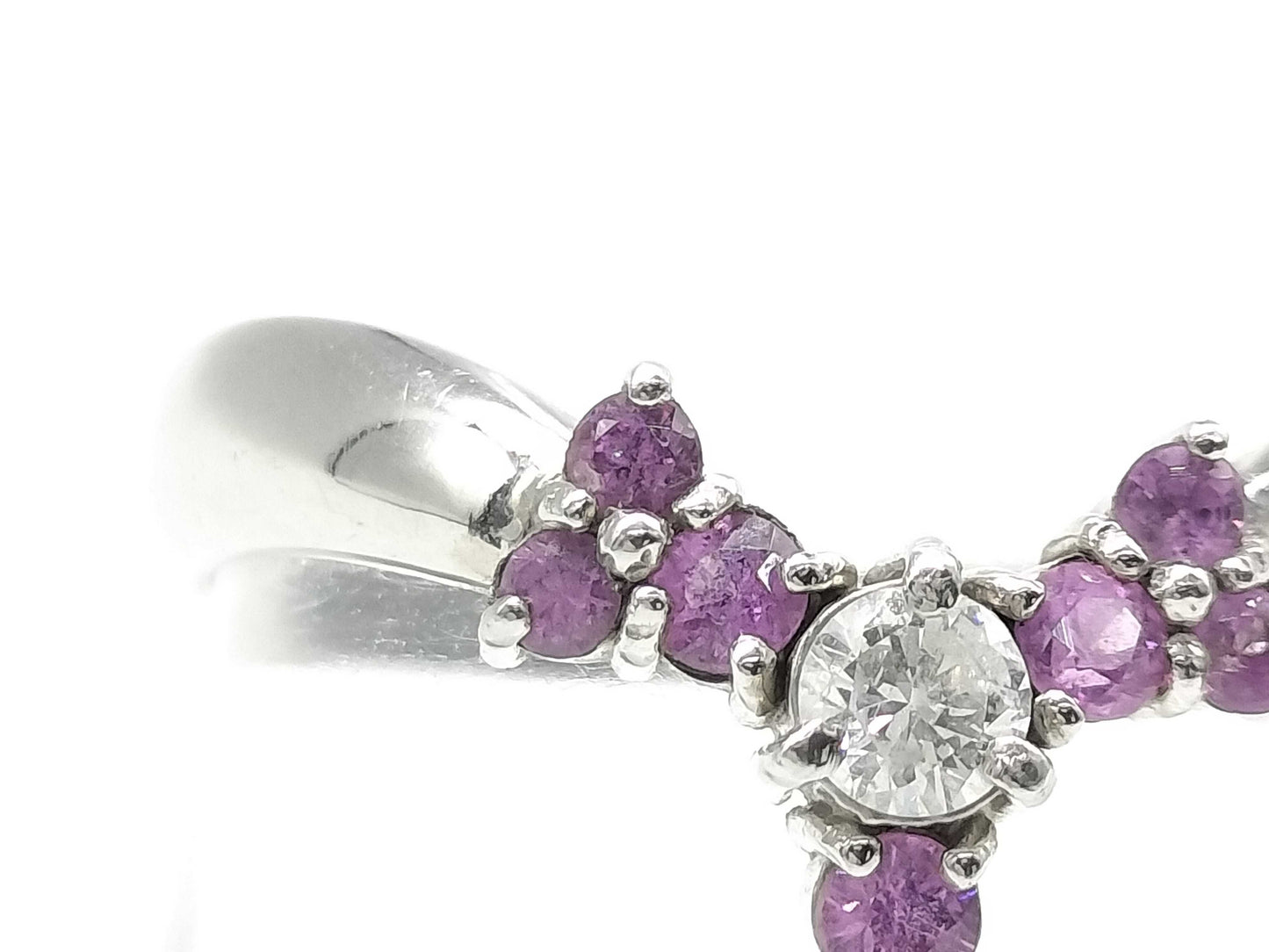 R 0.30ct D 0.10ct PT900 3.7g Ring