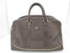 BURBERRY Leather Boston Bag with Nova Check Interior
