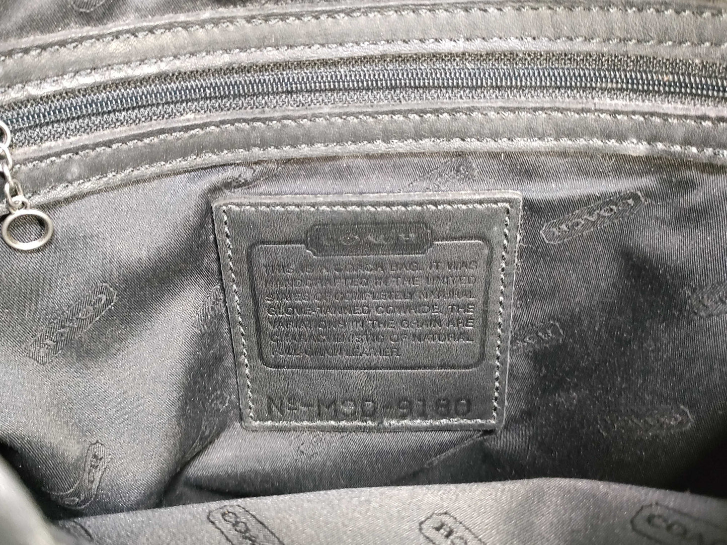 COACH Leather 9180 Old Shoulder Bag