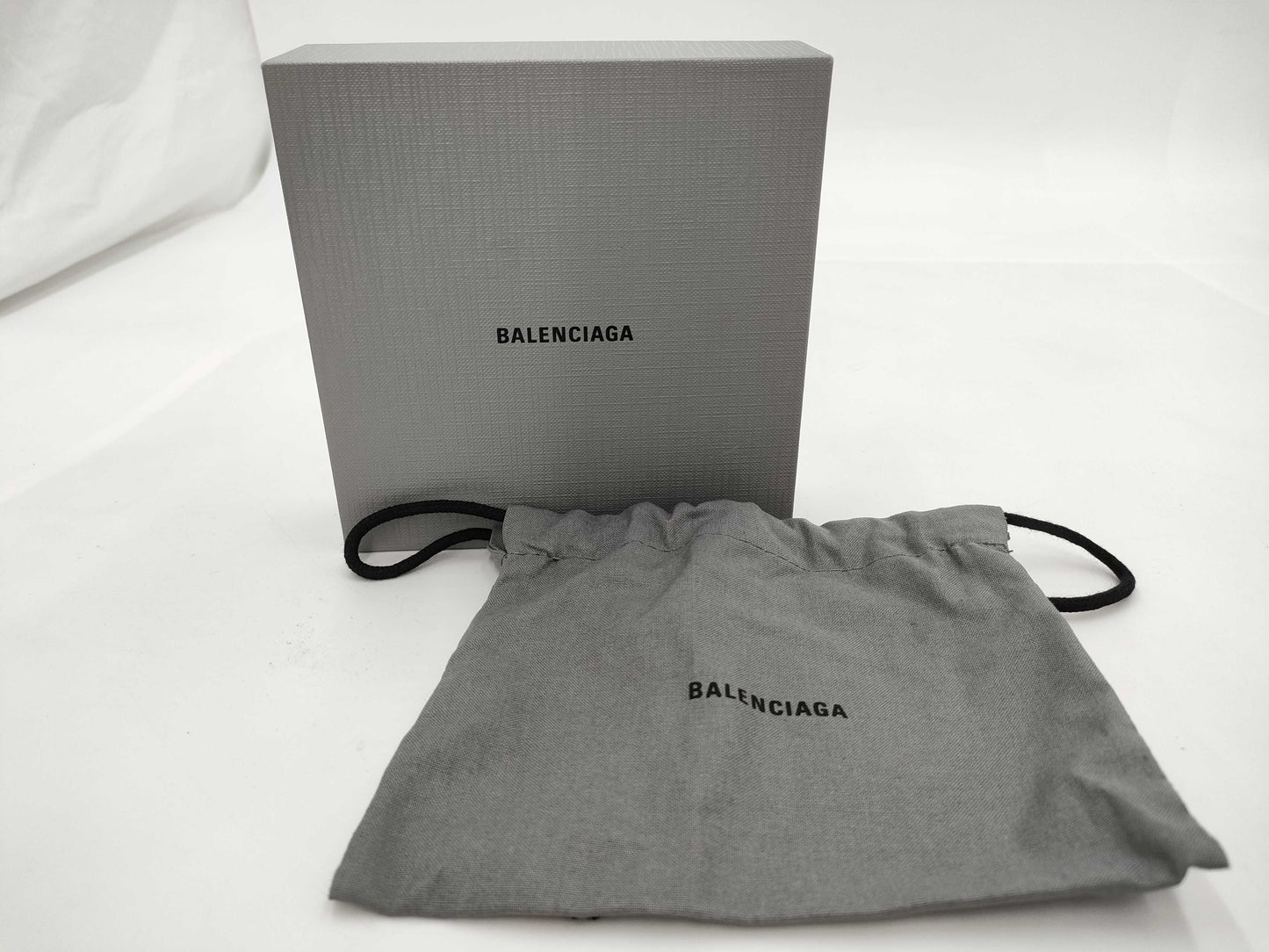 BALENCIAGA Bifold Zippy Wallet Leather Wallet