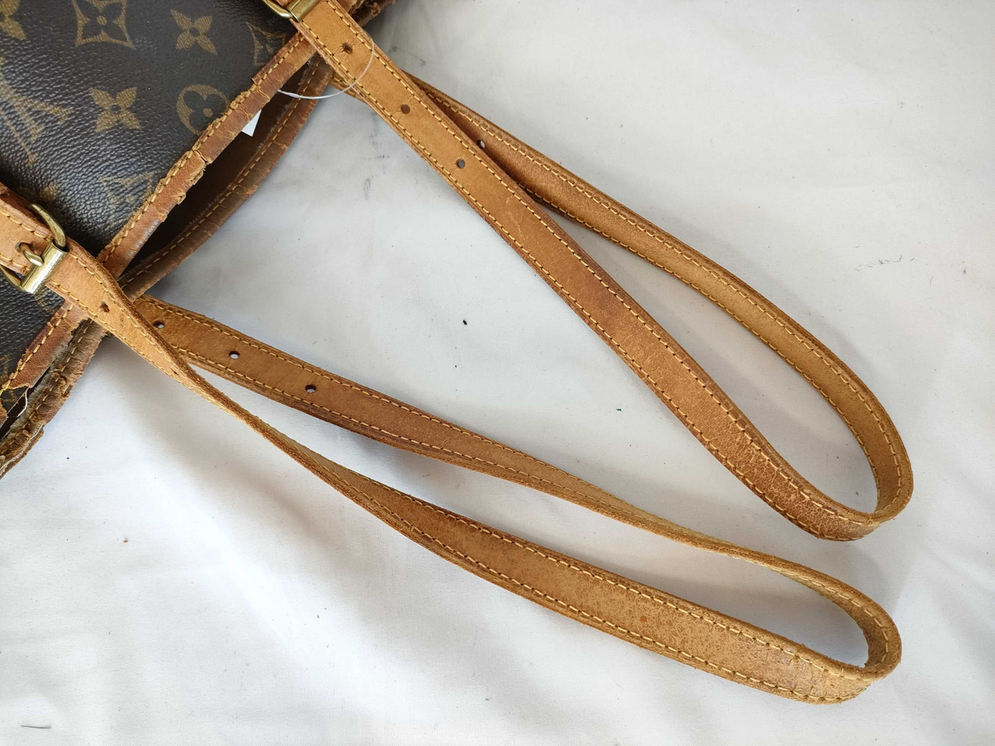 LOUIS VUITTON RFID Unverifiable, Serial Unverifiable, Monogram Bucket Tote Bag, Interior Damaged