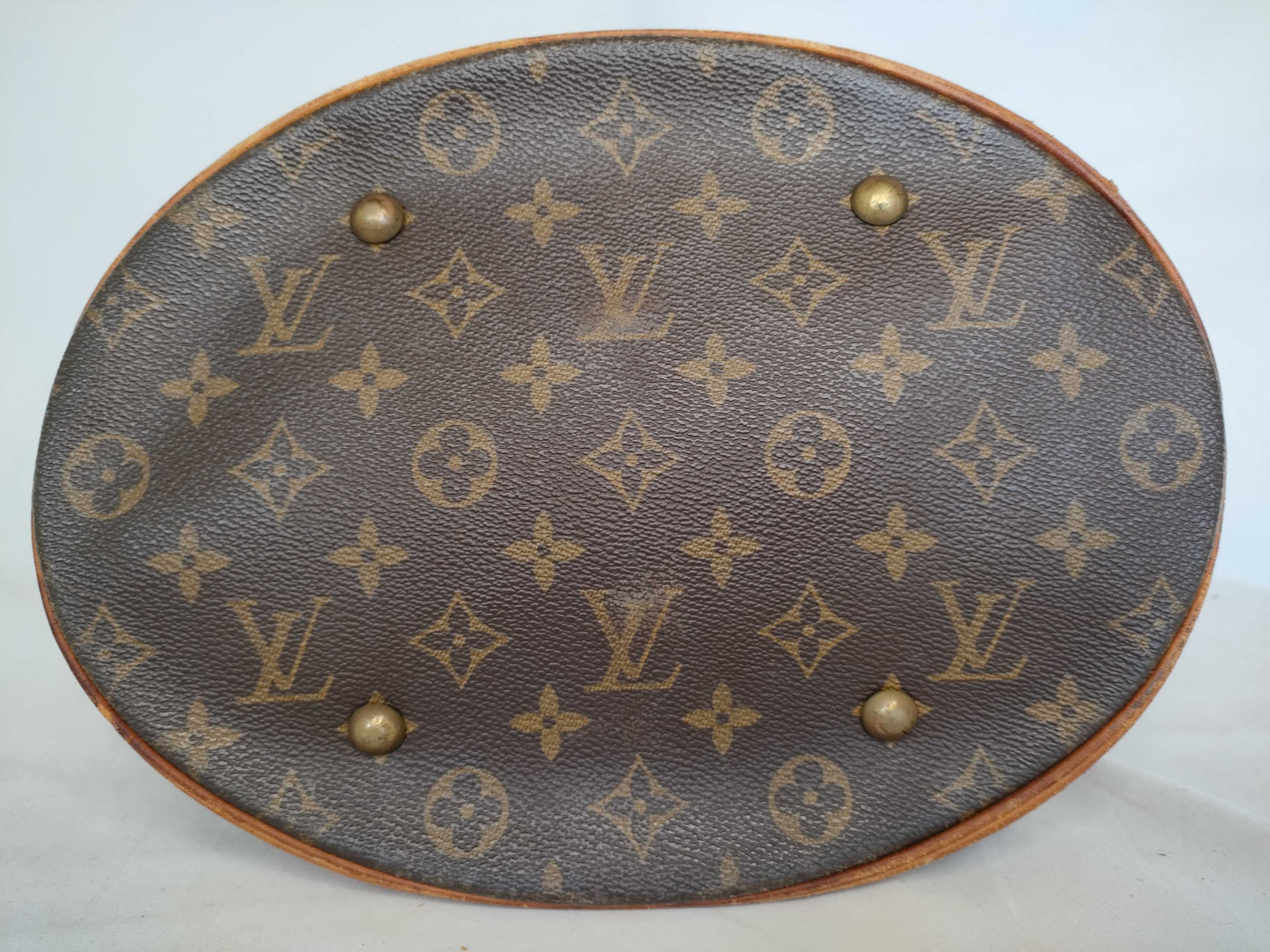 LOUIS VUITTON RFID Unverifiable, Serial Unverifiable, Monogram Bucket Tote Bag, Interior Damaged