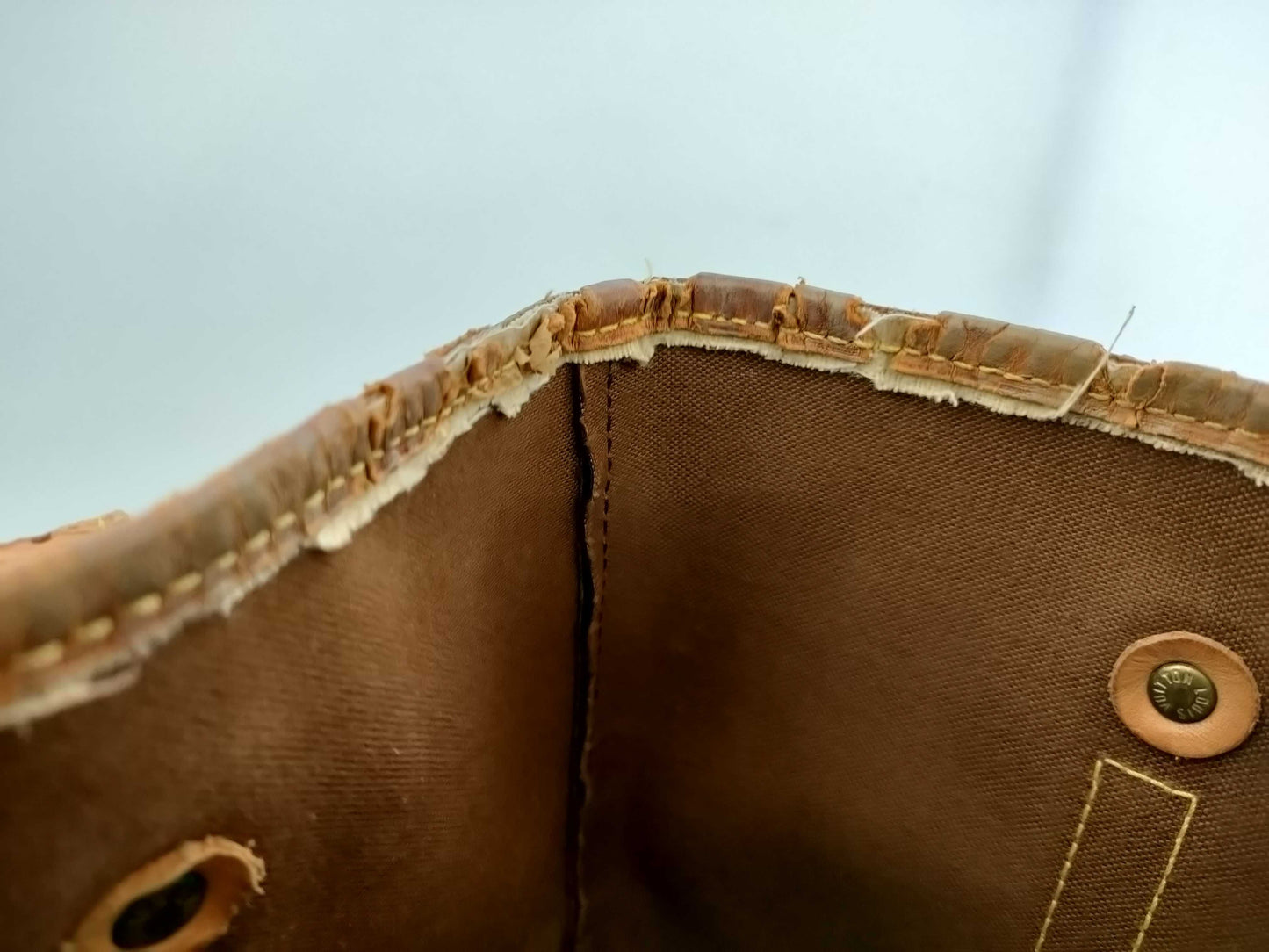 LOUIS VUITTON RFID Unverifiable, Serial Unverifiable, Monogram Bucket Tote Bag, Interior Damaged