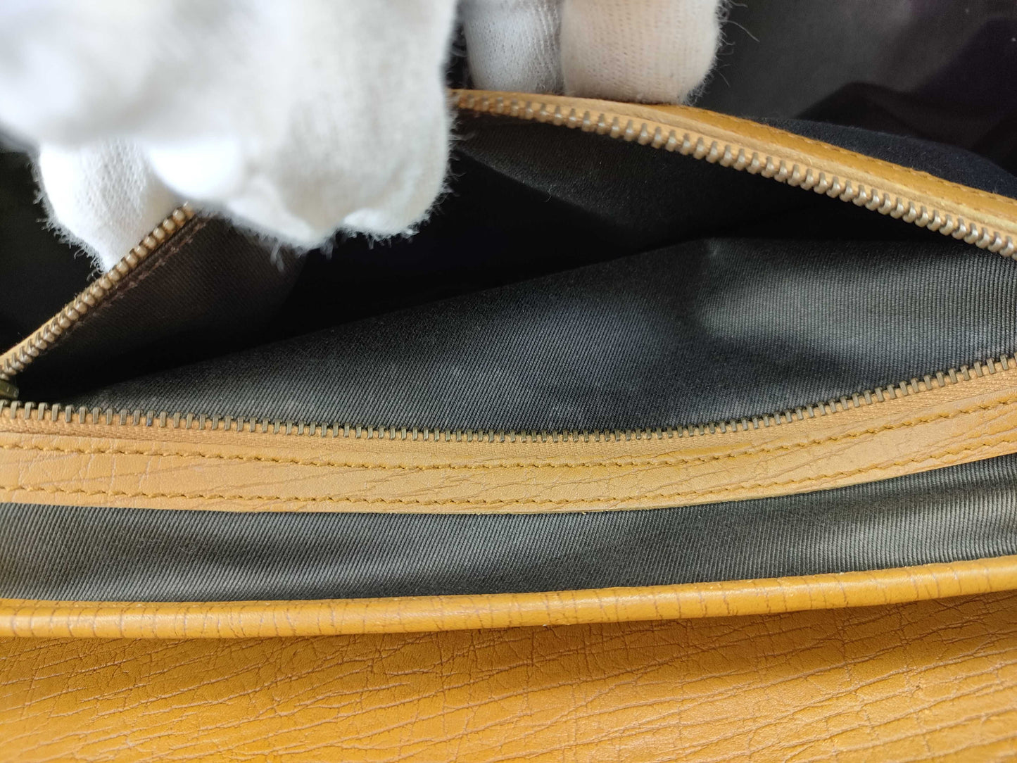 GUCCI Bamboo Hand Leather Camel 114993 2684 Handbag