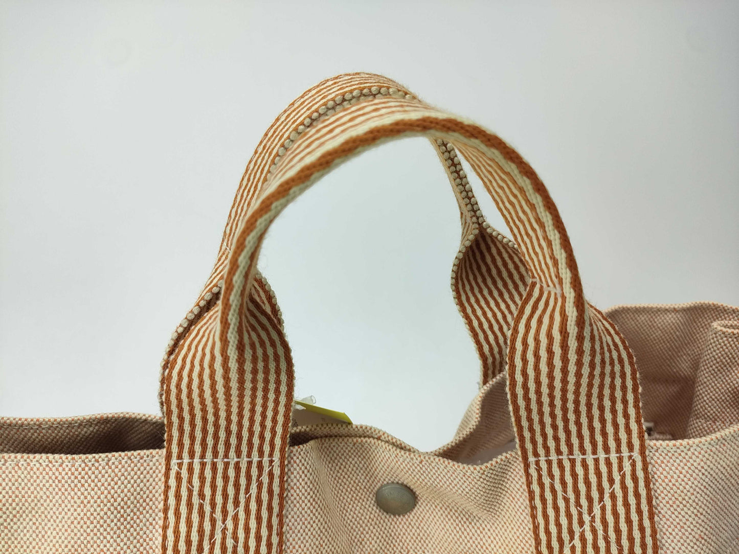 HERMES Foul Tou Foul Tou/Canvas Handbag/Orange Color