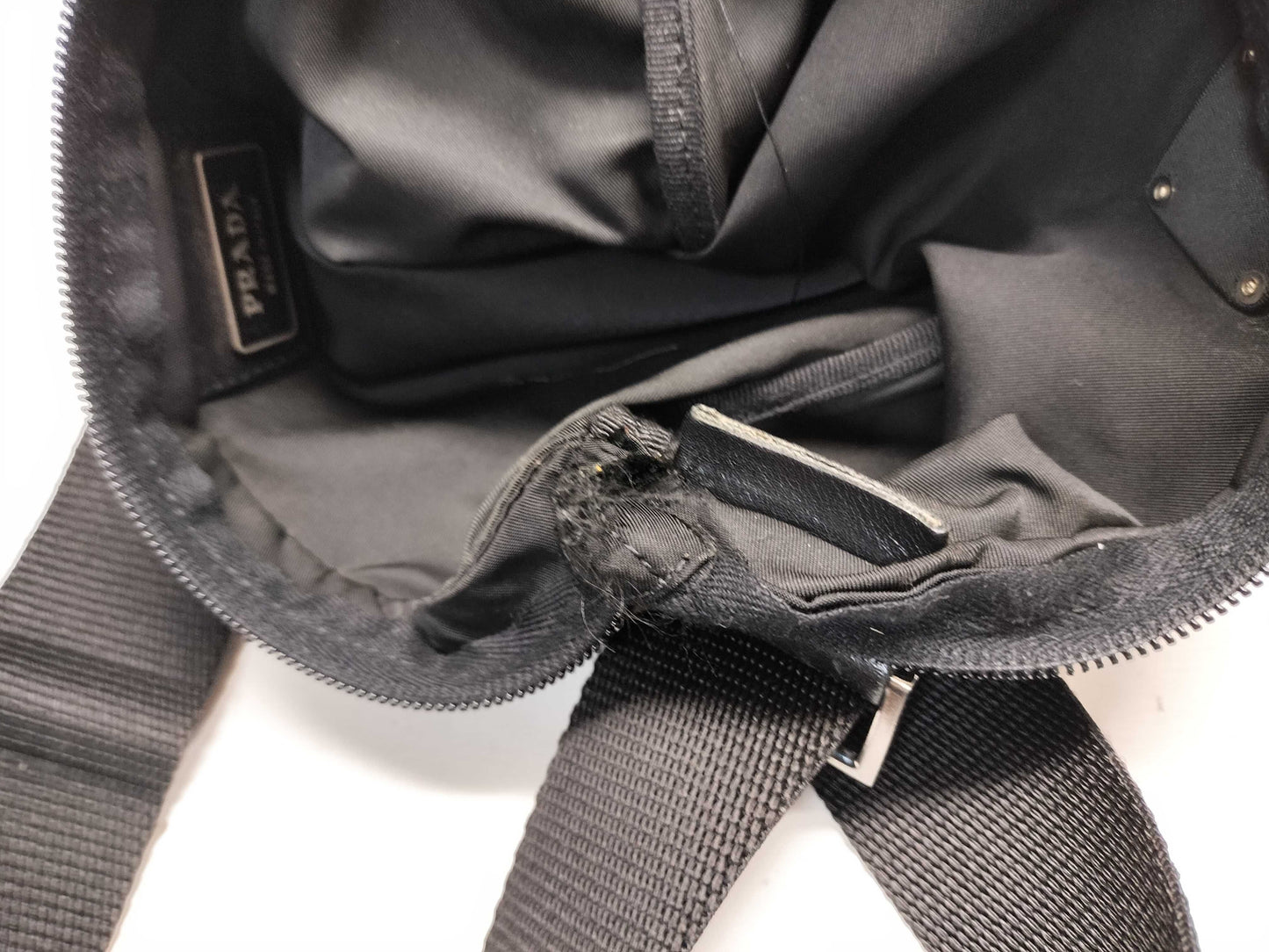 PRADA nylon shoulder bag