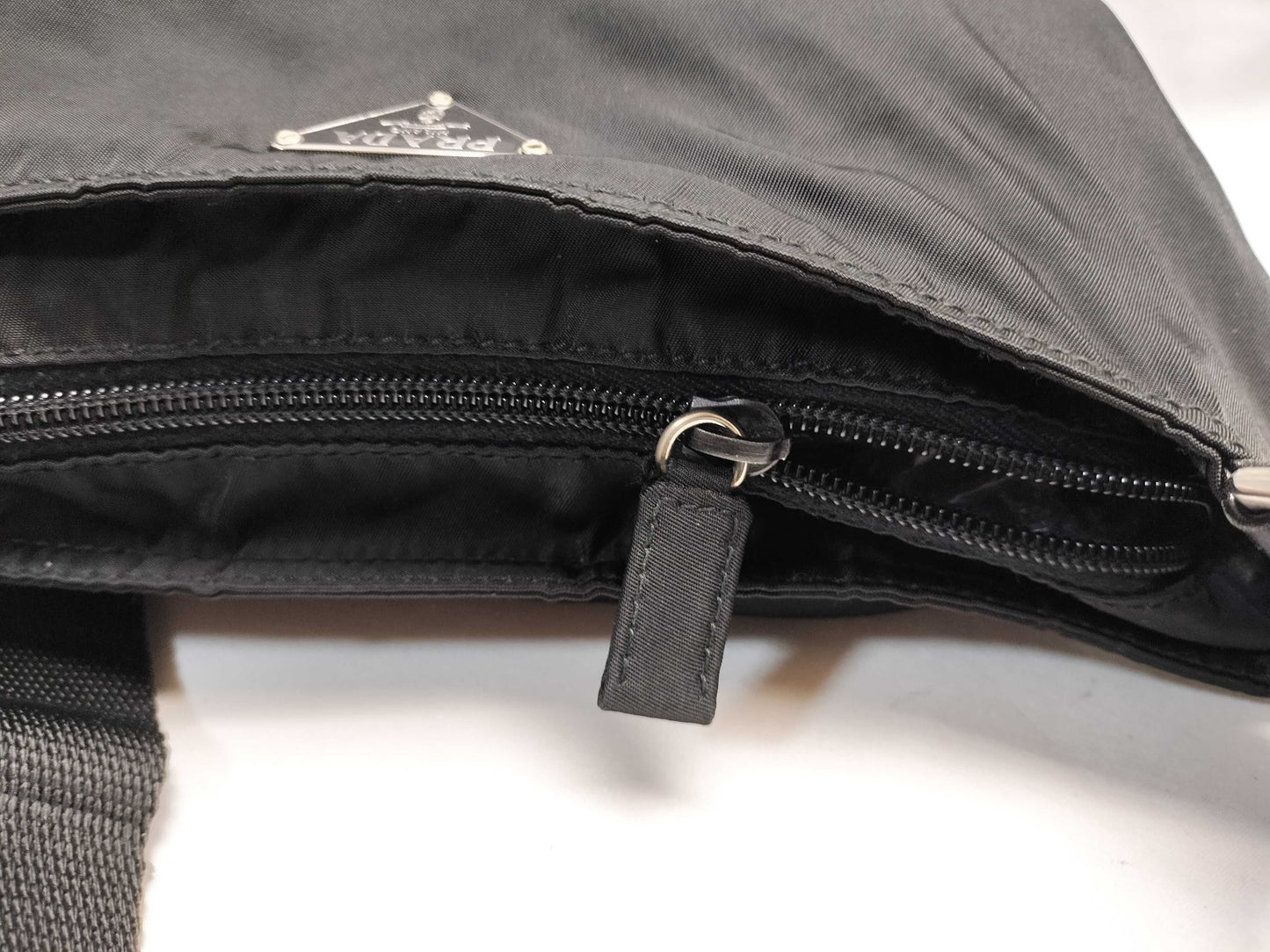 PRADA nylon shoulder bag