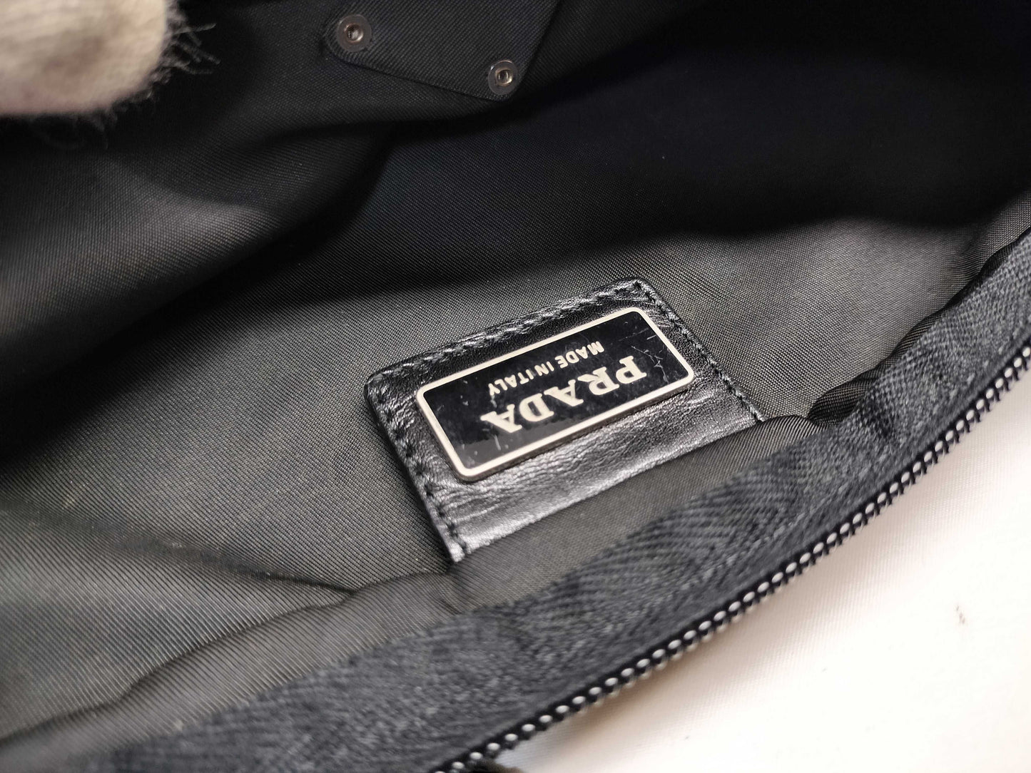 PRADA nylon shoulder bag