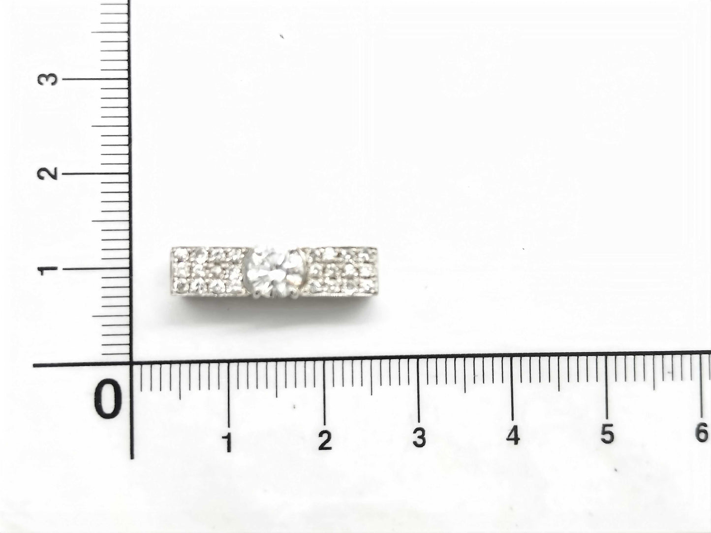 D 0.61ct FD 0.35ct K18WG 3.3g Pendant top
