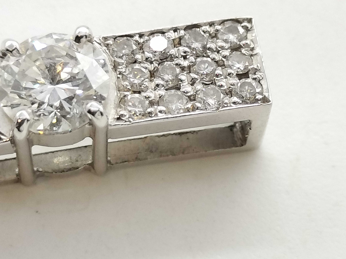 D 0.61ct FD 0.35ct K18WG 3.3g Pendant top