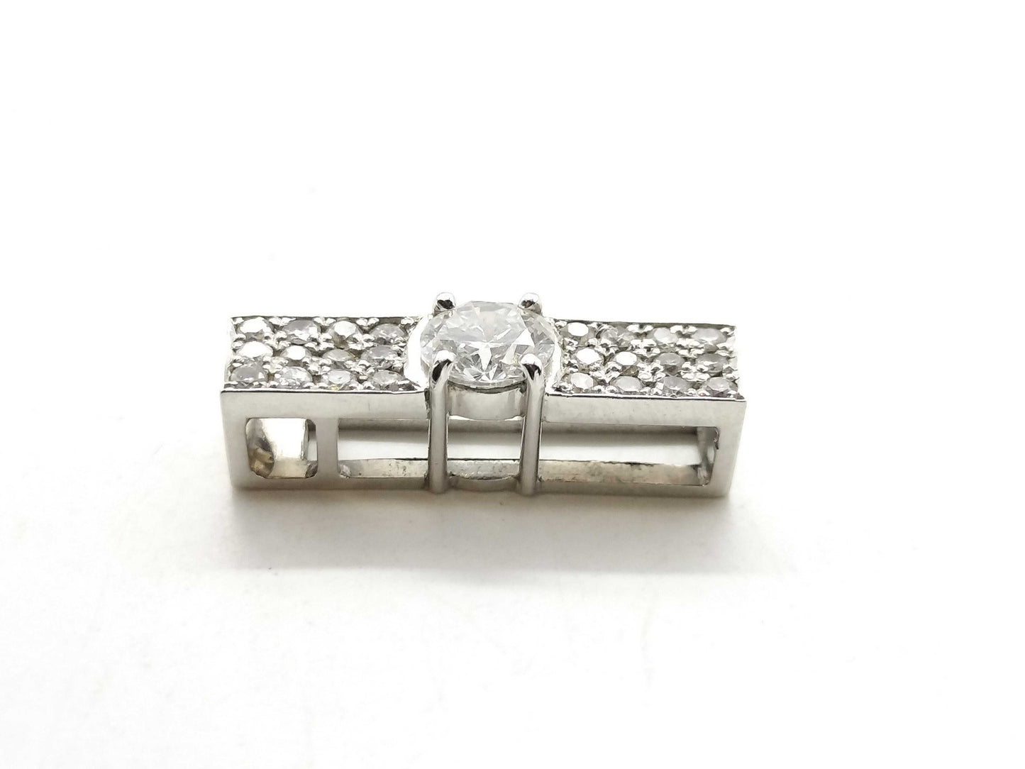 D 0.61ct FD 0.35ct K18WG 3.3g Pendant top