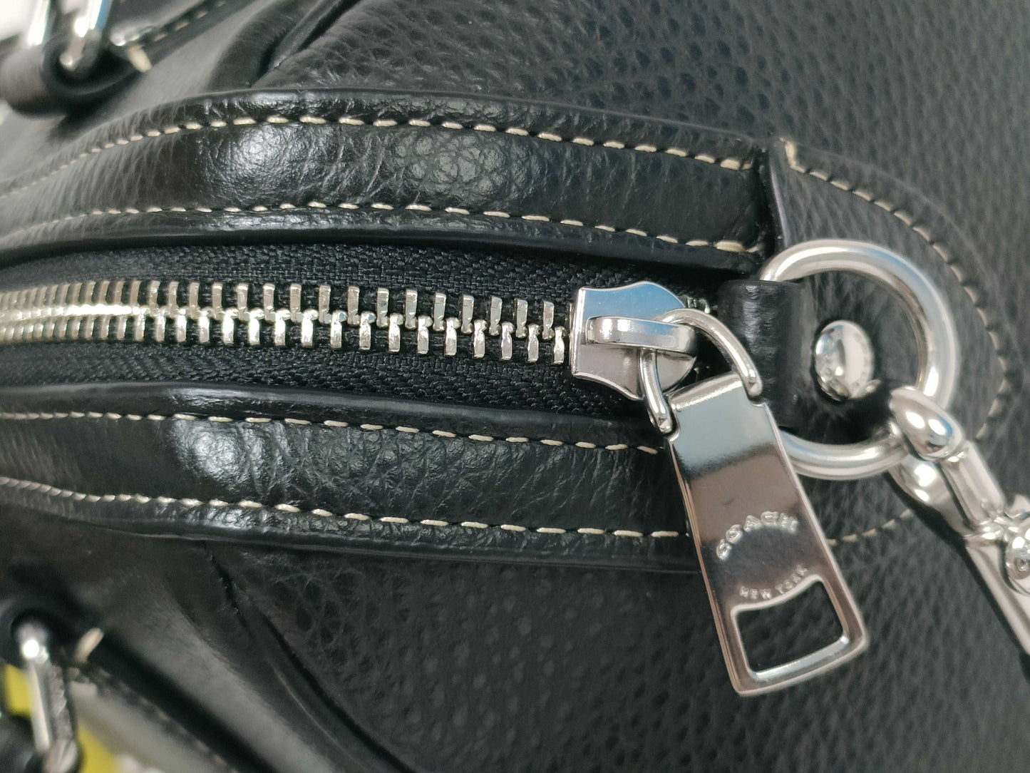 COACH CR102 Rowan Satchel Checkered Handbag
