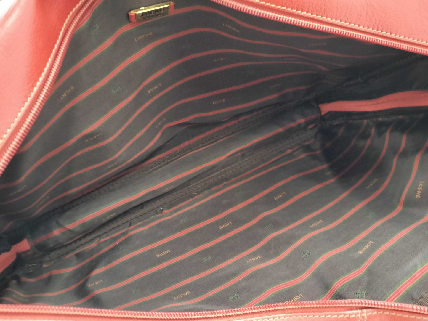 LOEWE Old Suitcase with Twisted Hardware and Padlock Business Bag