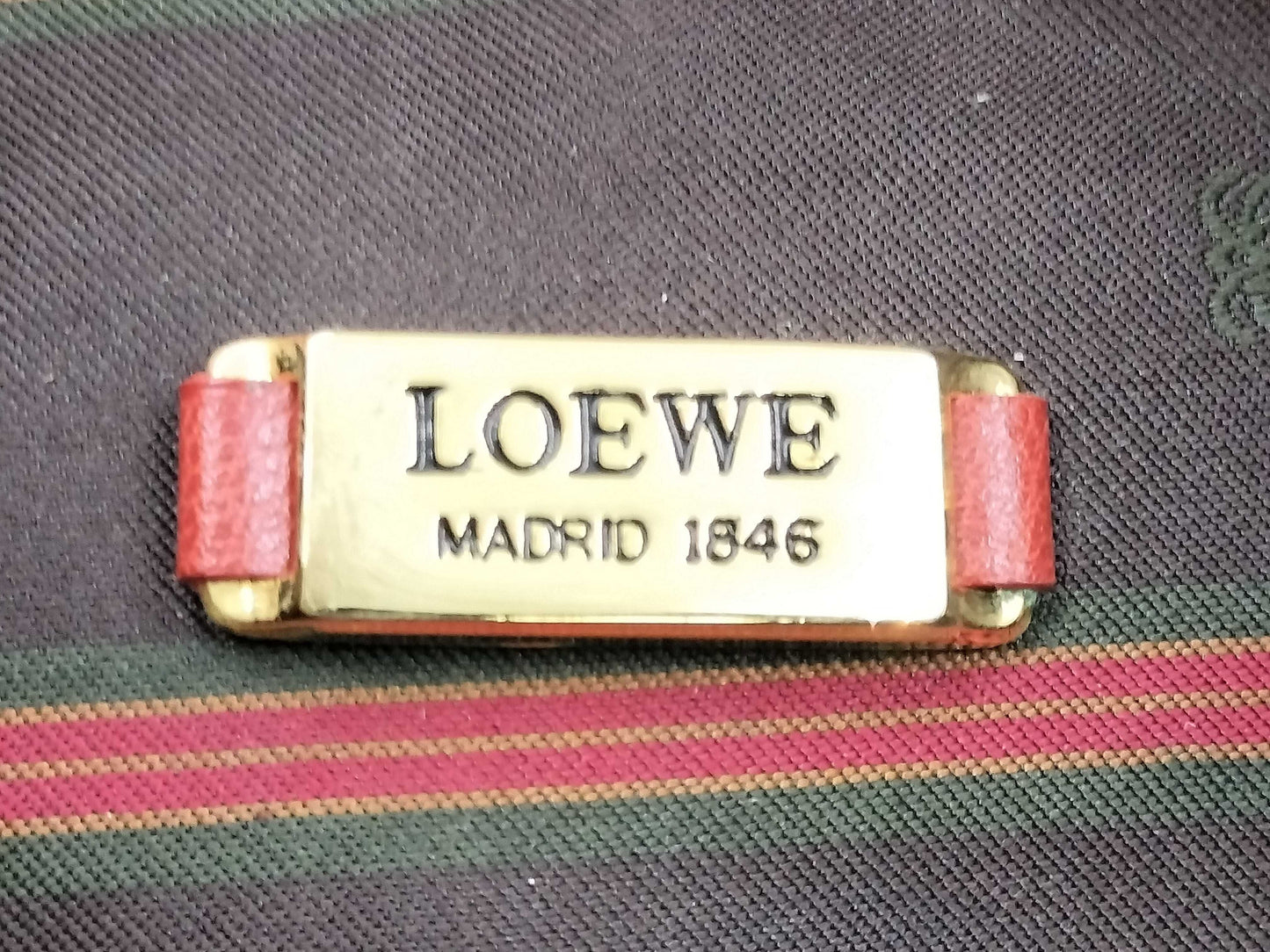 LOEWE Old Suitcase with Twisted Hardware and Padlock Business Bag